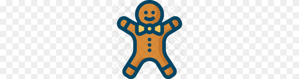 Premium Gingerbread Icon Download, Food, Sweets, Cookie Free Transparent Png