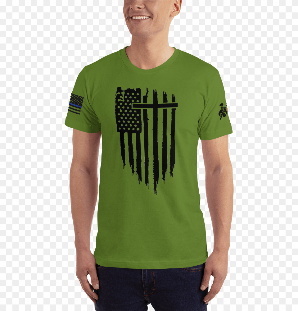Premium God Bless America Camiseta Personalizada Com Profissao, T-shirt, Clothing, Shirt, Person Png