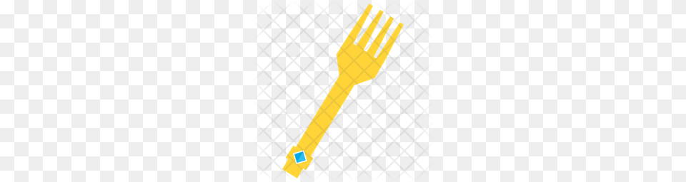 Premium Gold Fork Icon Cutlery Free Png Download