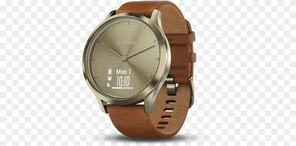 Premium Gold Gold Regular Garmin Vivomove Hr Premium Gold, Arm, Body Part, Person, Wristwatch Free Png Download