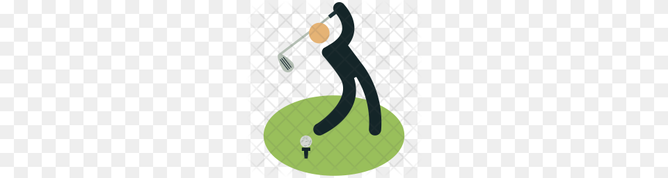 Premium Golf Icon Download, People, Person, Animal, Reptile Free Png
