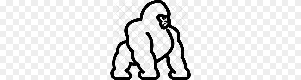 Premium Gorilla Icon Download, Pattern Free Png