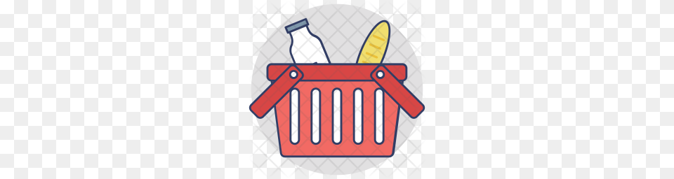 Premium Grocery Basket Icon Download, Shopping Basket, Dynamite, Weapon Free Transparent Png