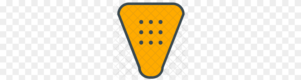 Premium Guitar Pick Icon Download, Cone, Food, Sweets Free Transparent Png