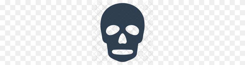 Premium Halloween Skull Icon Face, Head, Person Free Png Download