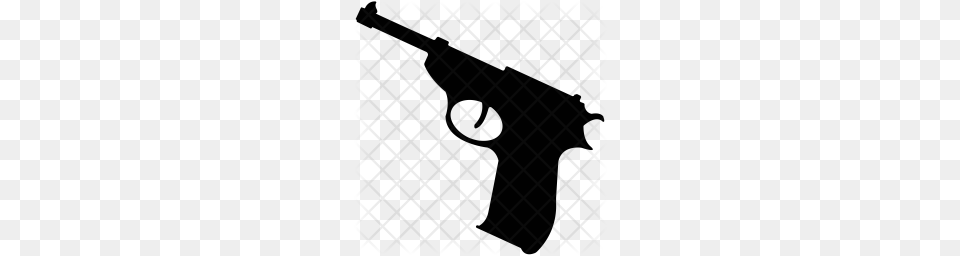 Premium Handgun Icon Download, Pattern, Firearm, Weapon Png