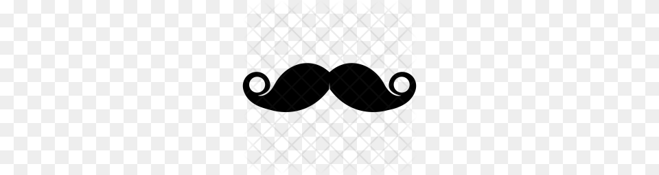 Premium Handlebar Mustache Icon Download, Pattern Free Transparent Png