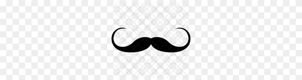 Premium Handlebar Mustache Icon Download, Pattern Free Transparent Png