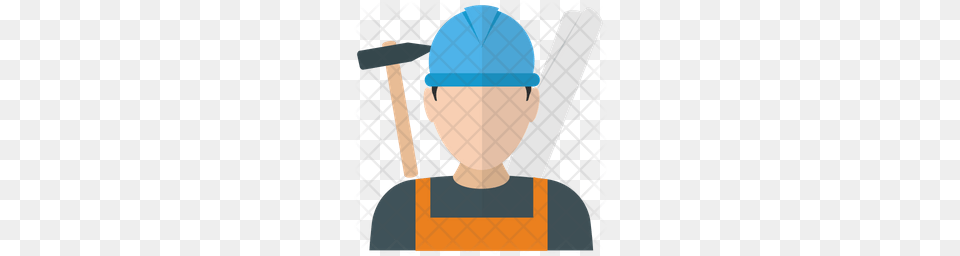 Premium Handyman Icon Cap, Clothing, Hardhat, Hat Free Png Download