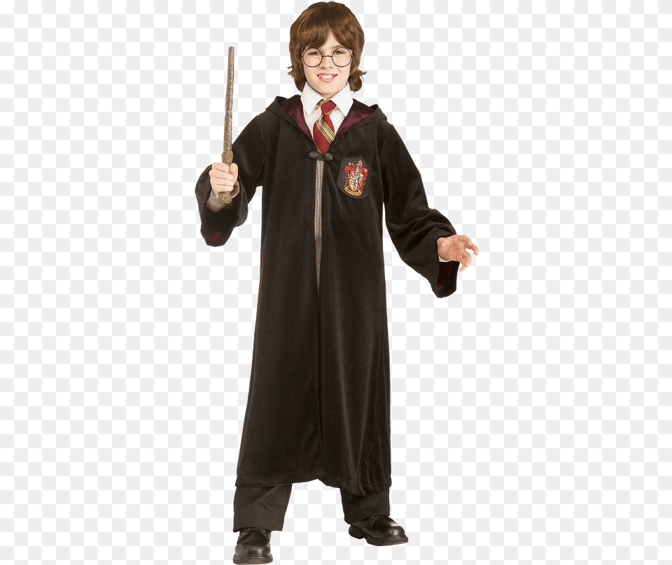 Premium Harry Potter Childs Hogwarts Robe Gryffindor Costume, Fashion, Accessories, Person, Male Free Png Download