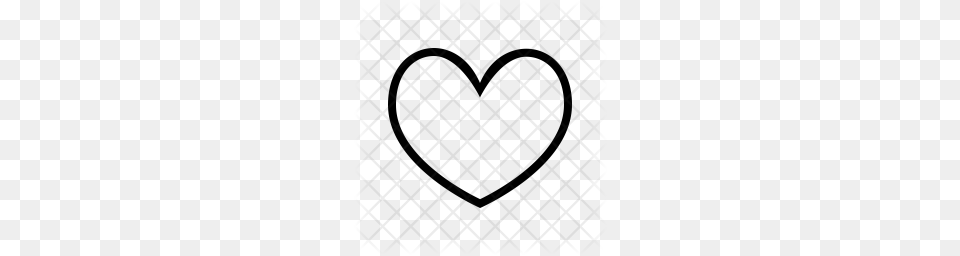 Premium Heart Icon, Pattern Png Image