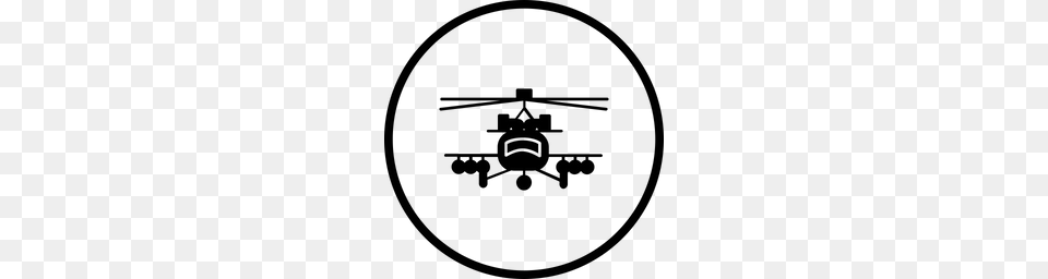 Premium Helicopter Fly Rotarcraft Army Air Icon Gray Free Png Download