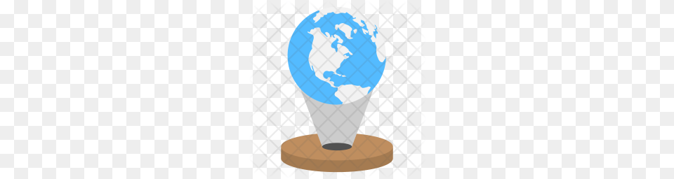 Premium Holographic Icon Download, Astronomy, Outer Space, Planet, Globe Free Transparent Png