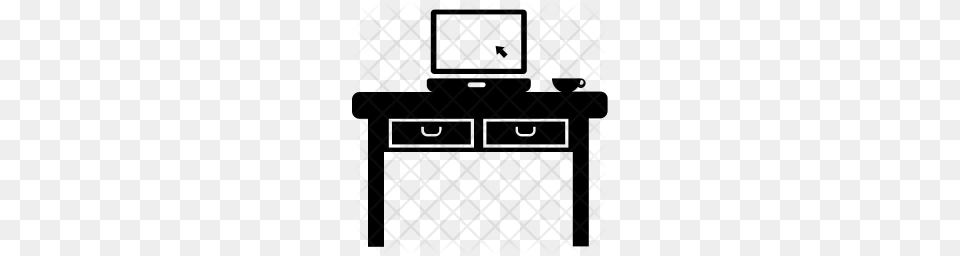 Premium Home Office Icon Download, Pattern Free Transparent Png