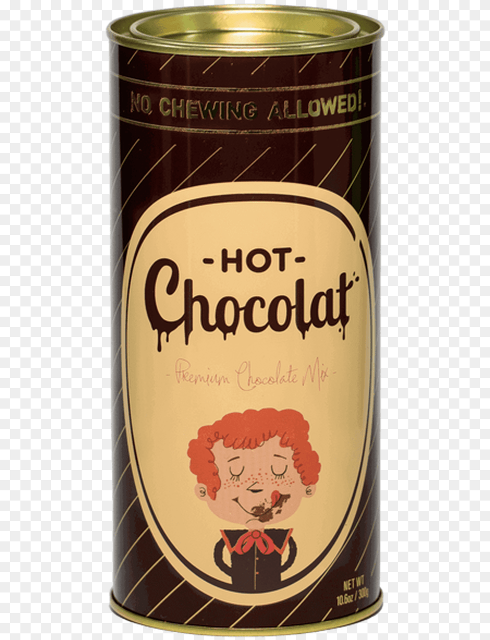 Premium Hot Chocolate Mix Tin Cream Soda, Can, Person, Face, Head Free Png Download