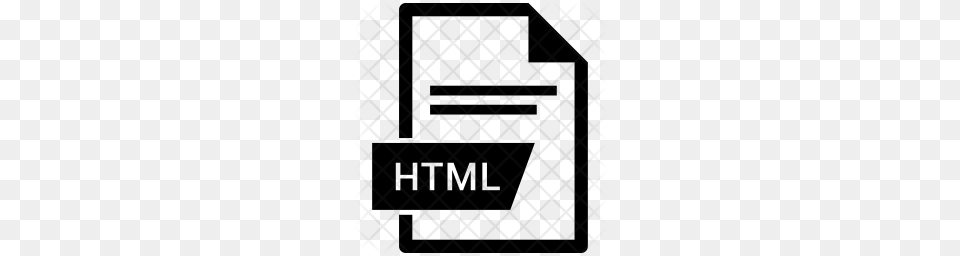 Premium Html Icon Pattern, Home Decor Free Png Download