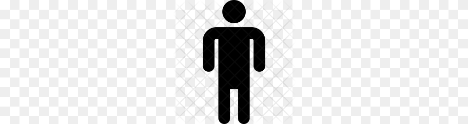Premium Human Man Men Person Stand Male Activity Icon, Silhouette, People Png