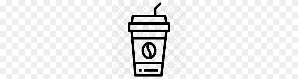 Premium Ice Coffee Icon Download, Pattern Free Transparent Png