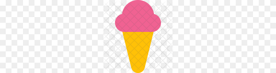 Premium Ice Cream Cone Icon Download, Dessert, Food, Ice Cream Free Transparent Png