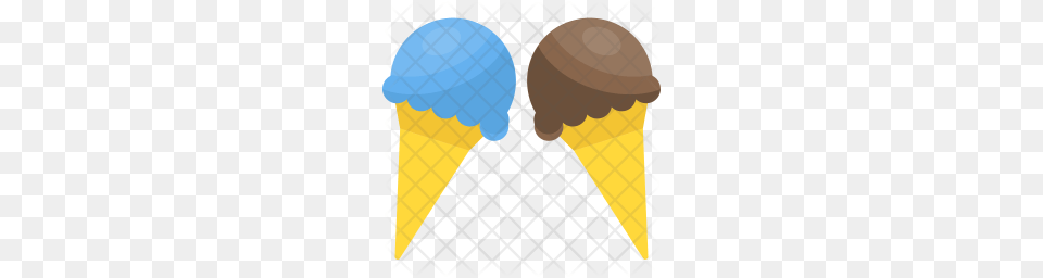 Premium Ice Cream Cone Icon Download, Dessert, Food, Ice Cream Png Image