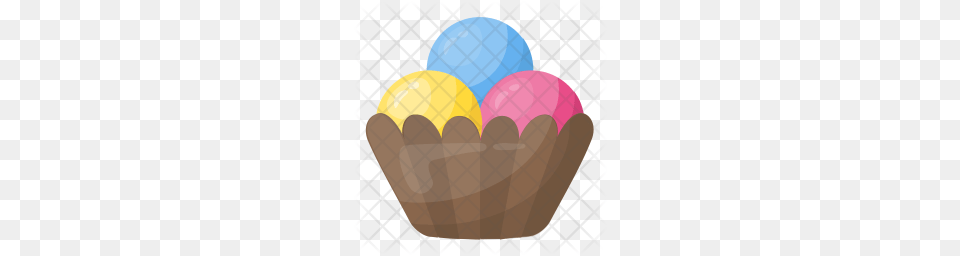 Premium Ice Cream Scoops Icon Download, Food Png