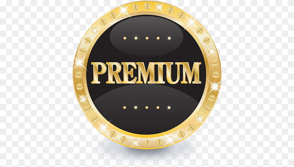Premium Icon Premium World Iptv, Logo, Gold Free Png Download