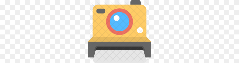 Premium Instant Vintage Camera Icon Download, Paper Png