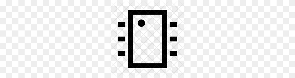 Premium Integrated Circuit Icon, Pattern Free Png Download