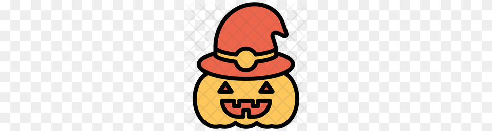 Premium Jack O Lantern Icon, Helmet, Clothing, Hardhat Png