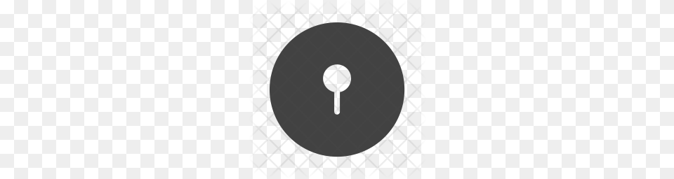 Premium Keyhole Icon Download, Disk Png Image