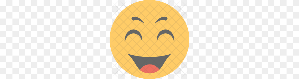 Premium Laughing Emoji Expression Icon Face, Head, Person Free Png Download