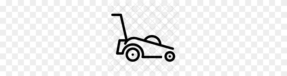 Premium Lawn Mower Icon, Pattern, Texture Png