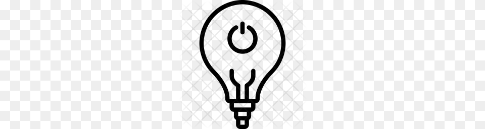 Premium Lightbulb Icon Download, Pattern Free Transparent Png