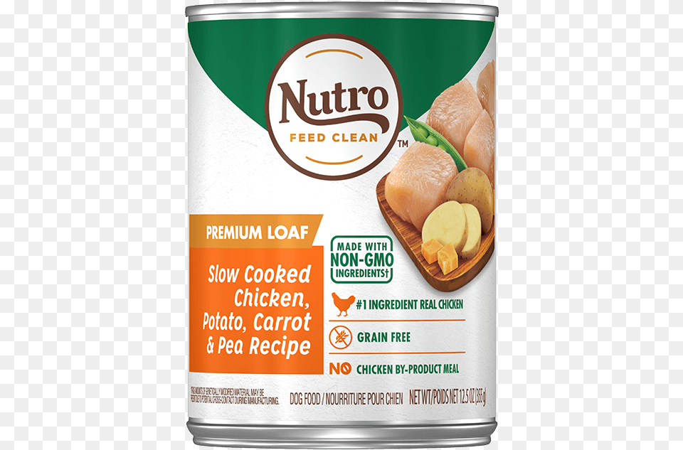 Premium Loaf Adult Wet Dog Food Slow Cooked Chicken Yeast Free Wet Dog Food, Advertisement, Aluminium, Tin, Can Png