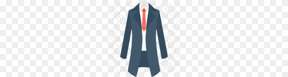 Premium Long Coat Icon Download, Accessories, Blazer, Clothing, Formal Wear Free Png