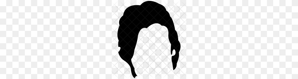 Premium Long Wavy Hair Icon Download, Pattern Free Png