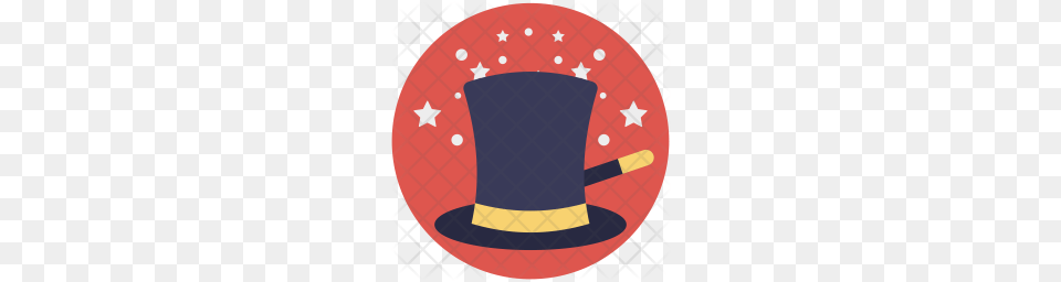 Premium Magic Hat And Stick Icon Download, Clothing, Birthday Cake, Cake, Cream Png Image