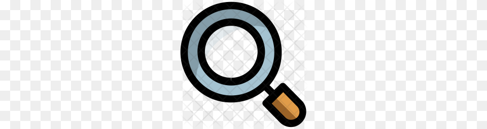 Premium Magnifying Glass Icon, Racket Free Png
