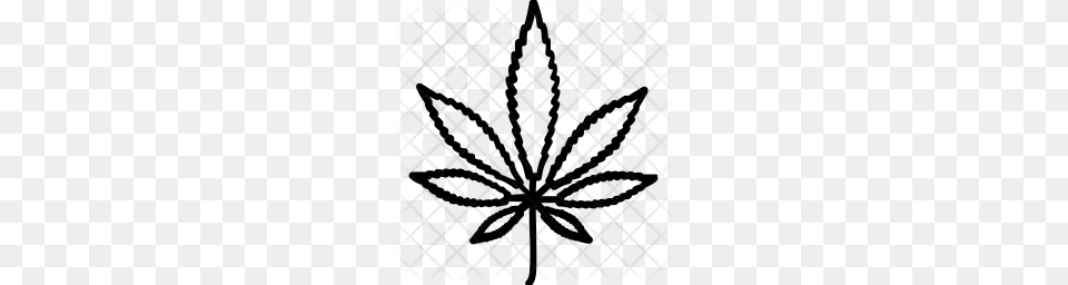 Premium Marijuana Icon, Pattern Png
