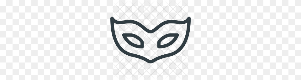 Premium Mask Icon, Bow, Weapon Free Transparent Png