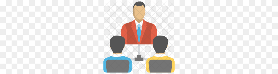 Premium Meeting Icon Download, Person, Crowd, People, Adult Free Png