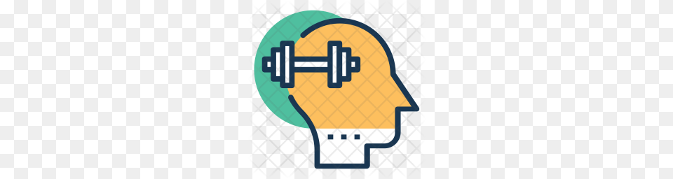 Premium Mental Fitness Icon Light, Lightbulb, Blackboard Free Png Download