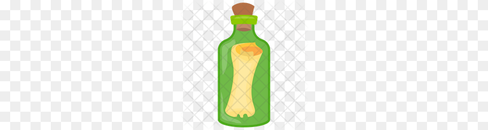 Premium Message In Bottle Icon Download, Food, Ketchup, Alcohol, Beverage Free Png