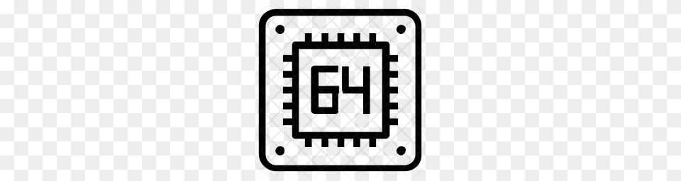 Premium Microchip Icon Download, Pattern, Home Decor, Texture Png