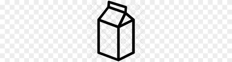 Premium Milk Carton Icon, Pattern Free Transparent Png
