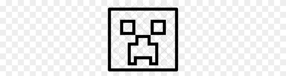 Premium Minecraft Creeper Icon Download, Pattern, Home Decor, Texture Png Image