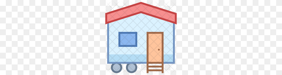 Premium Mobile Home Icon Download, Architecture, Outdoors, Nature, Hut Free Transparent Png