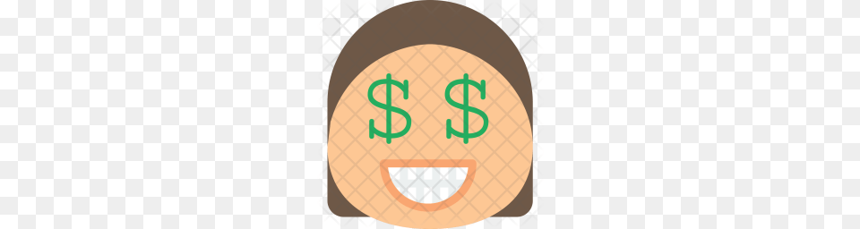 Premium Money Mouth Face Emoji Icon Download, Food, Nut, Plant, Produce Free Transparent Png