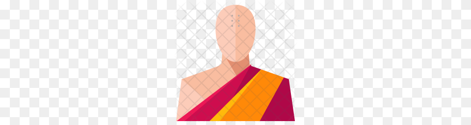 Premium Monk Icon, Person, Art, Face, Head Free Png Download