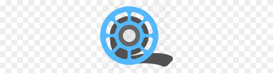 Premium Movie Reel Icon Wheel, Machine, Spoke, Vehicle Free Png Download